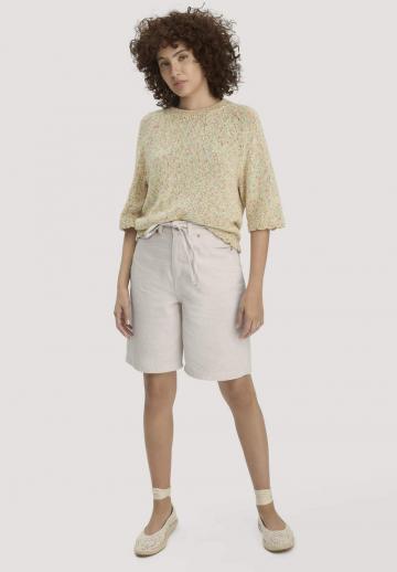 Пуловер с рукавом три четверти