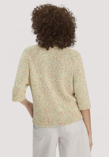 Пуловер с рукавом три четверти