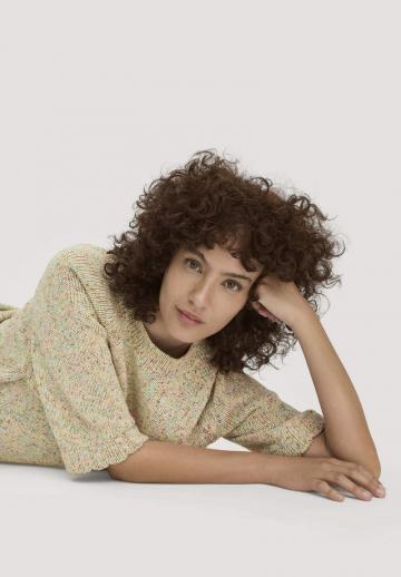 Пуловер с рукавом три четверти