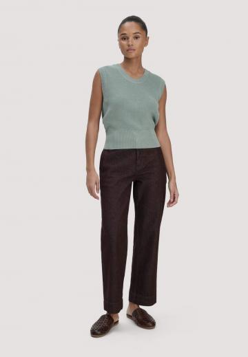 Пуловер без рукавов