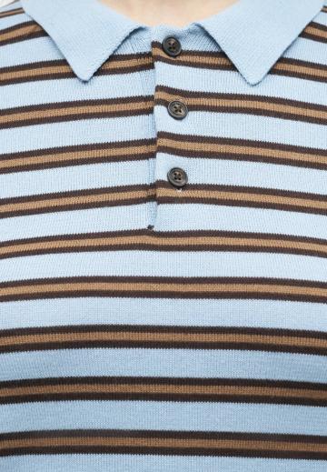 Пуловер в полоску