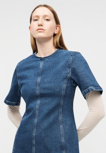 Джинсовое платье