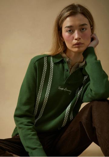 Поло с длинным рукавом