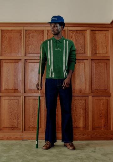 Поло с длинным рукавом