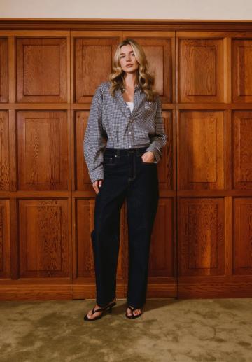 Прямые джинсы