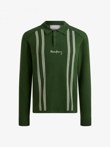 Поло с длинным рукавом