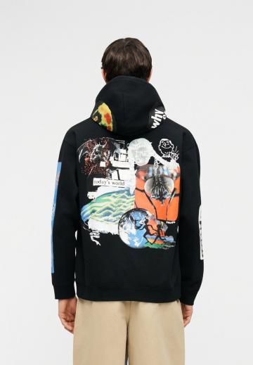 Пуловер с капюшоном