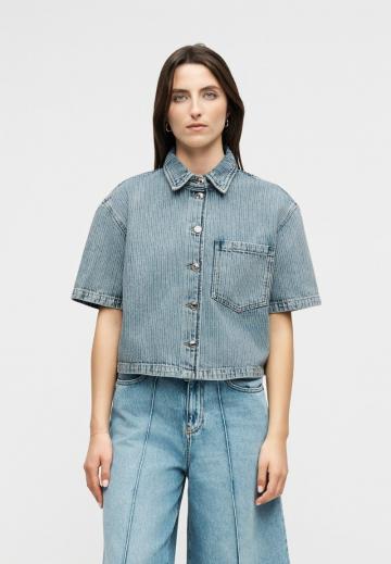 Джинсовая блузка
