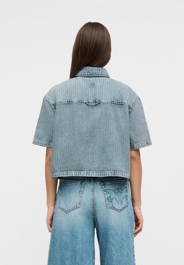 Джинсовая блузка