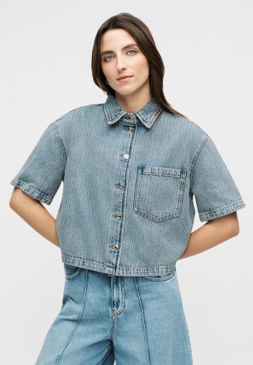 Джинсовая блузка