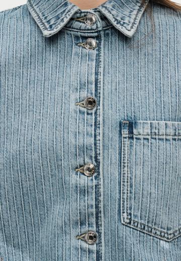 Джинсовая блузка