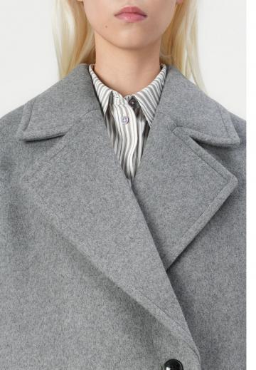 Шерстяное пальто