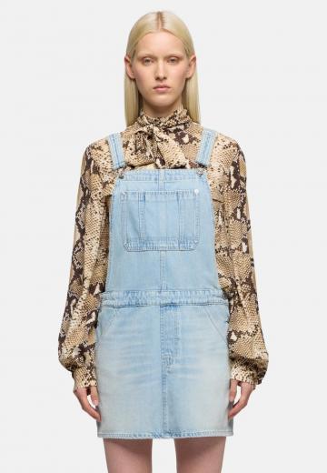 Джинсовый комбинезон