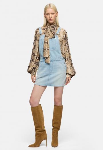 Джинсовый комбинезон