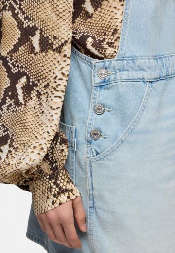 Джинсовый комбинезон