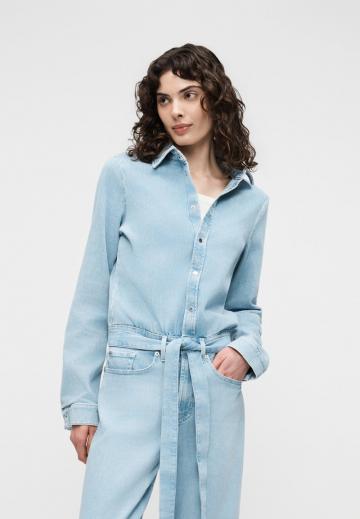 Джинсовый комбинезон