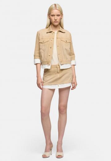 Юбка с накладными карманами