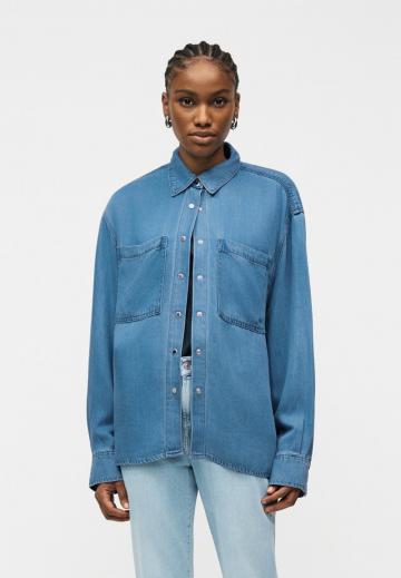 Джинсовая блузка