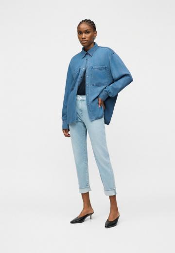 Джинсовая блузка