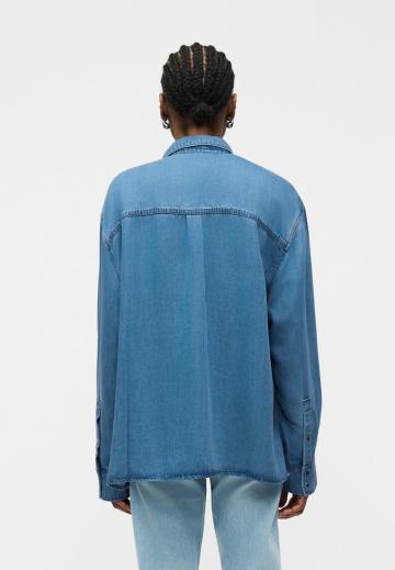 Джинсовая блузка