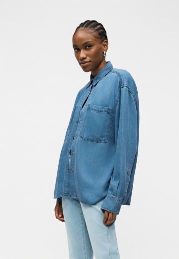 Джинсовая блузка