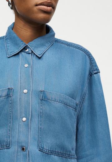 Джинсовая блузка