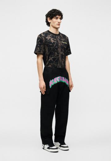 Брюки с накладными карманами