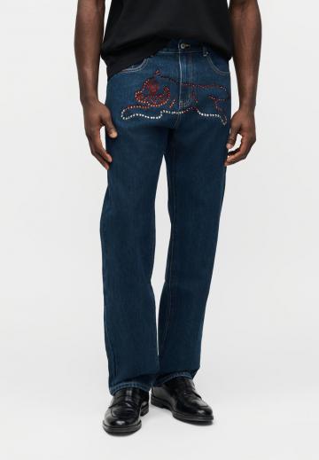 Прямые джинсы