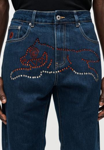 Прямые джинсы