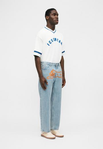 Прямые джинсы