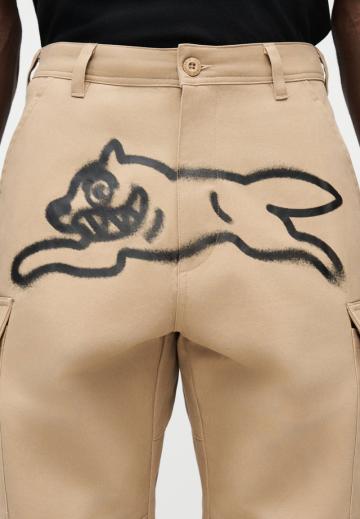 Брюки с накладными карманами