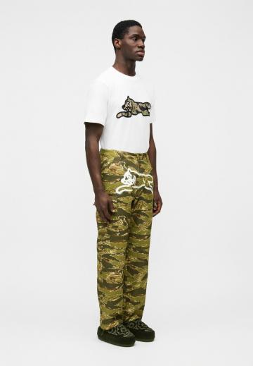 Брюки с накладными карманами