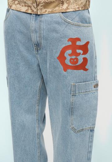 Прямые джинсы