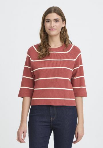 Пуловер с коротким рукавом