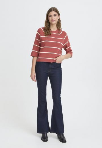 Пуловер с коротким рукавом