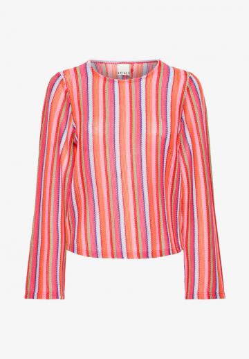 Пуловер в полоску