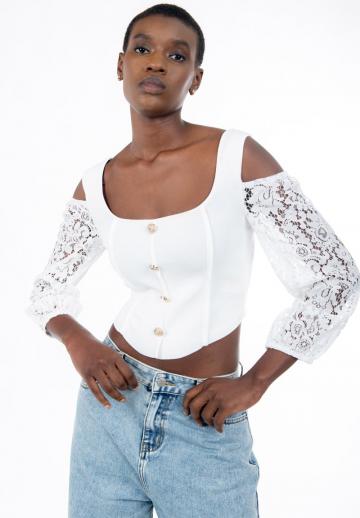 Кружевная блузка