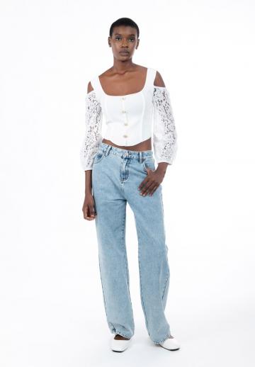 Кружевная блузка