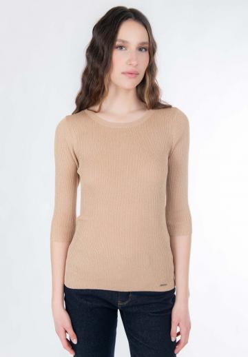 Пуловер с коротким рукавом