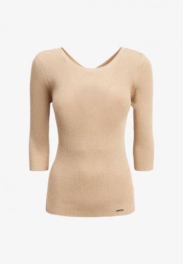 Пуловер с коротким рукавом