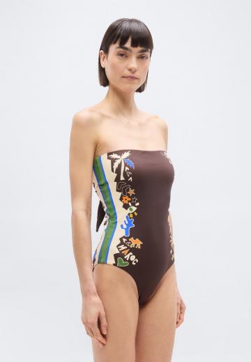 Слитный купальник