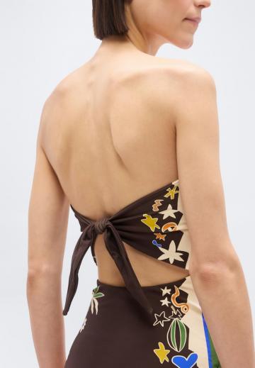 Слитный купальник