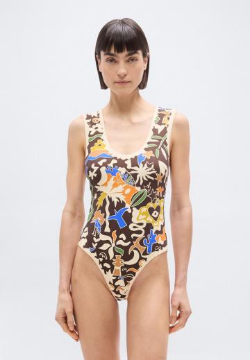 Слитный купальник