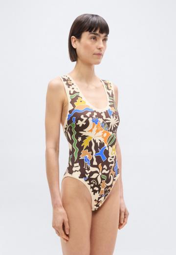 Слитный купальник