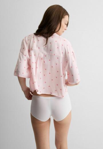 Атласная блузка