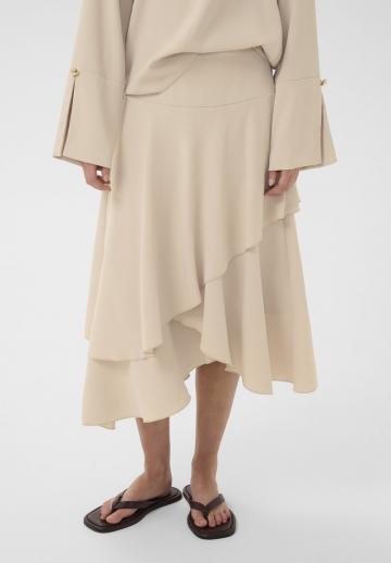 Юбка с воланами