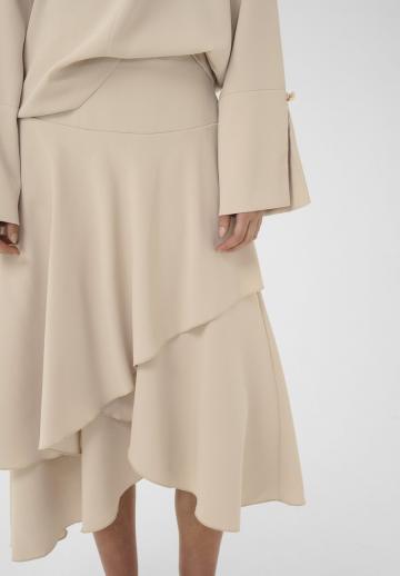 Юбка с воланами