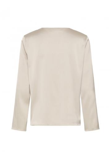 Атласная блузка