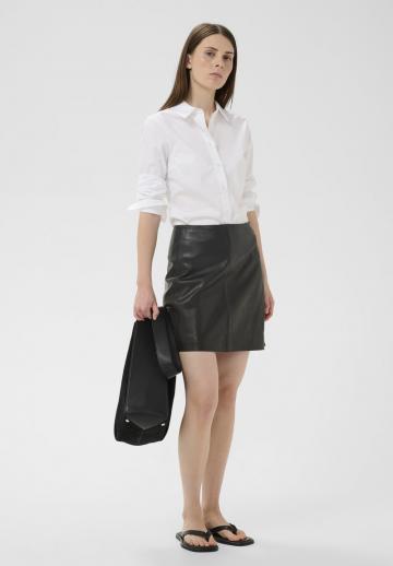 Кожаная юбка