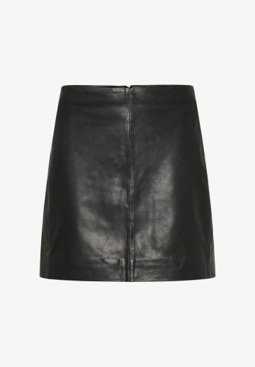Кожаная юбка